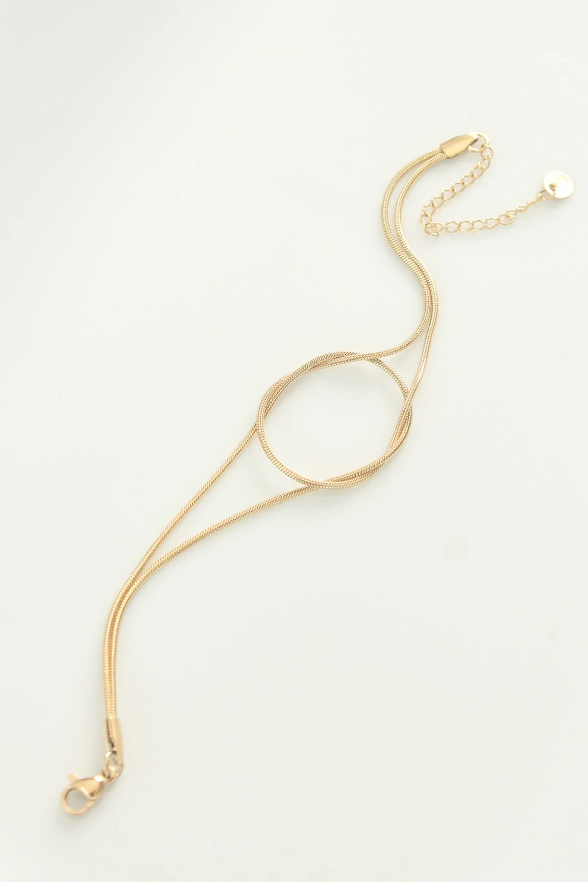 İthalat® 316L Çelik Gold Renk Düğüm Model Bileklik