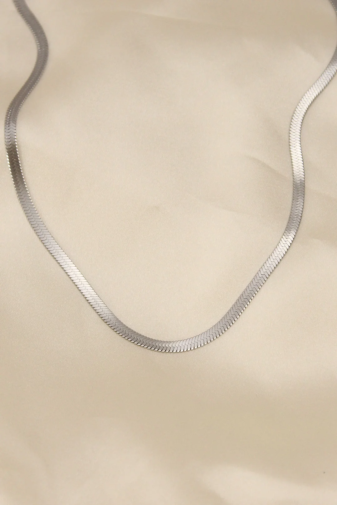 İthalat® 316L Çelik Silver Renk 45 cm İtalyan Zincir Model Kadın 