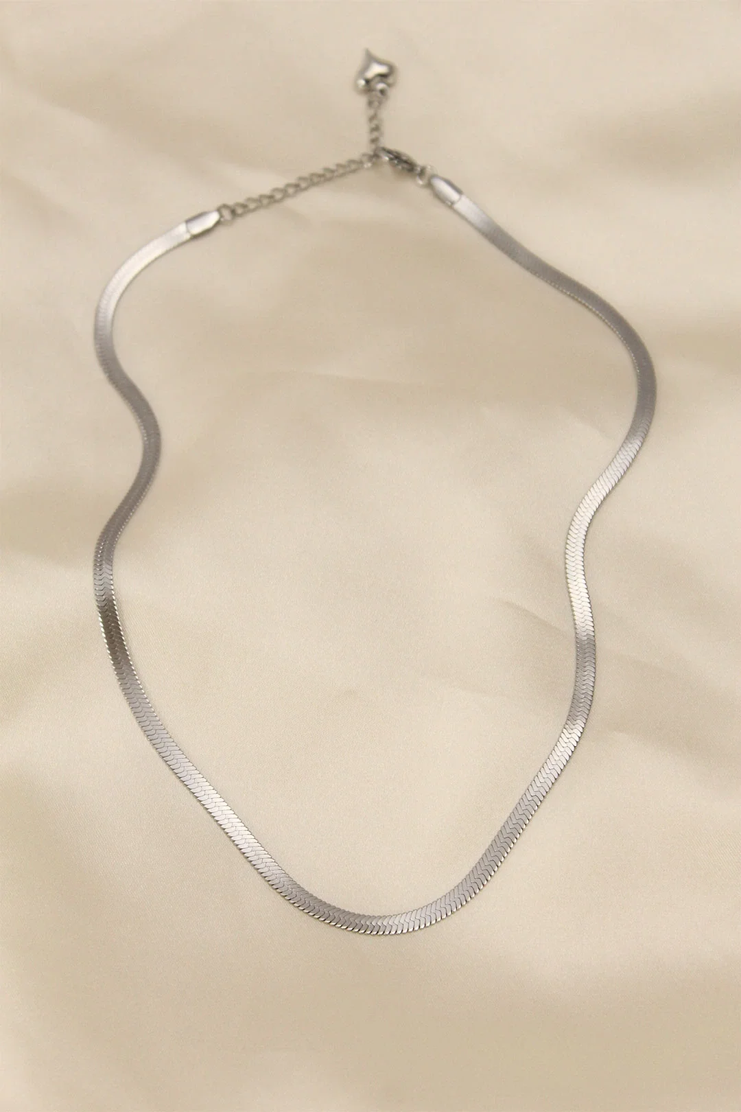 İthalat® 316L Çelik Silver Renk 45 cm İtalyan Zincir Model Kadın 