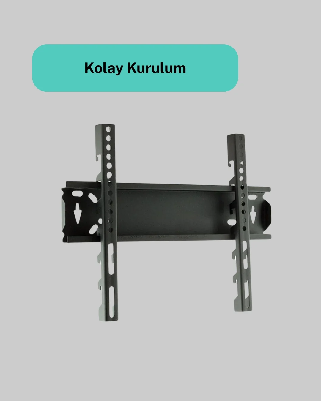İthalat® 32-55 İnç Uyumlu 40 Kg Taşıma Kapatiseli Televizyon Duvar Asma Aparatı