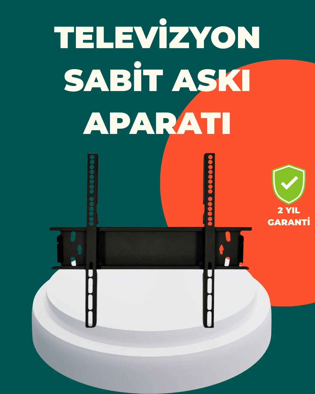 İthalat® 32-65 İnç LCD LED TV Askı Aparatı 75 kg Taşıma Güçlendirilmiş Çelik