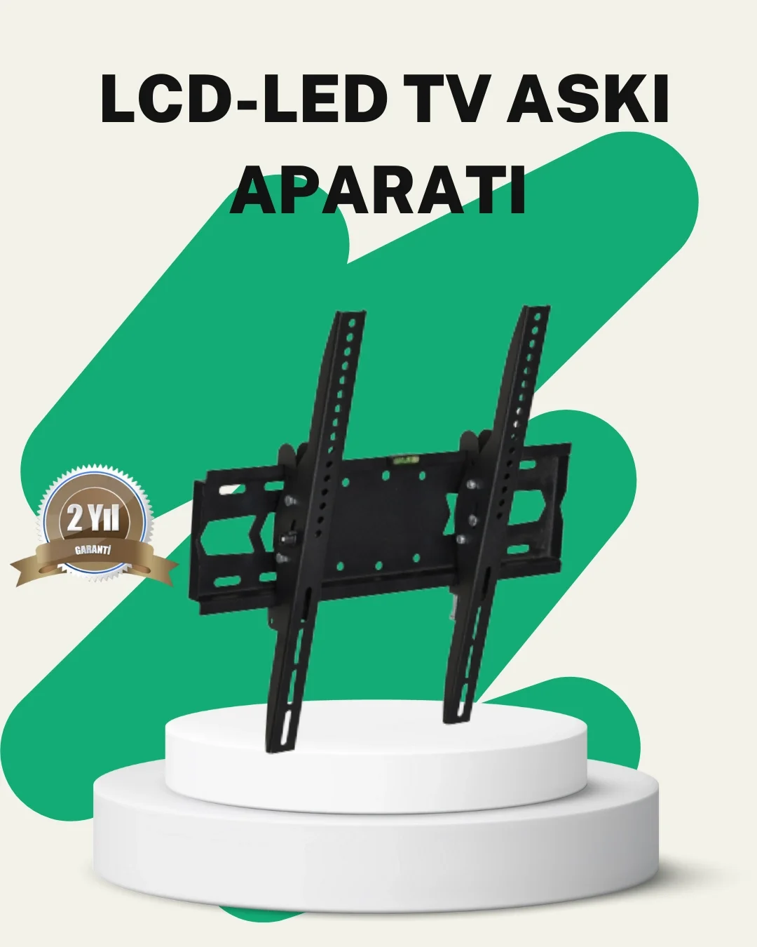 İthalat® 32 İnç TV Duvar Askı Braketi Stabil Güvenli Montaj Çelik Gövde