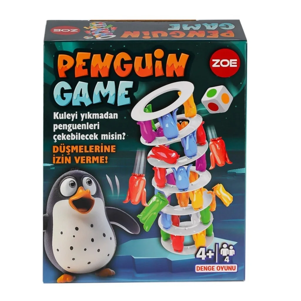 İthalat®  35005 Zoe Penguin Tower Denge Oyunu