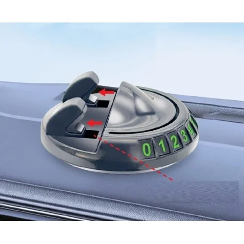 İthalat® 360° Dönebilen Yapışkanlı Numaratörlü Araç Telefon Tutucu