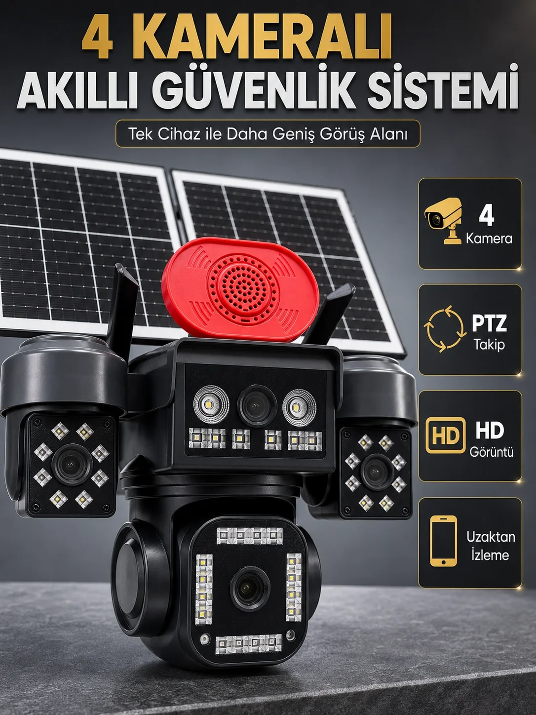 İthalat® 360° Hareket Kabiliyetine Sahip Motorlu PTZ Kamera ile Akıllı Takip ve Geniş Görüş Deneyimi
