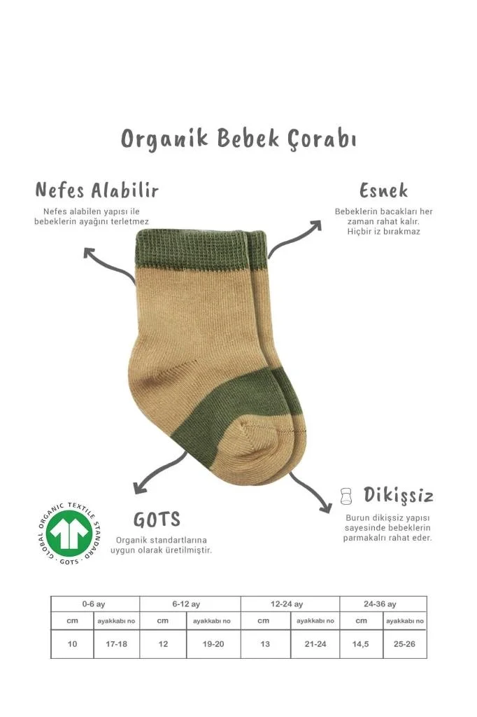 İthalat®   3'Lü Penye Rainbow Soket Çorap BS10113 Nil