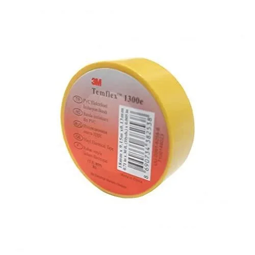 İthalat® 3m Temflex Sarı İzole Elektrik Bant 18 mm