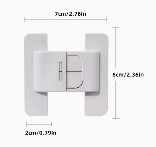 İthalat® 4 Adet Buzdolabı, Çekmece ve Dolap Kapağı Çocuk Kilidi