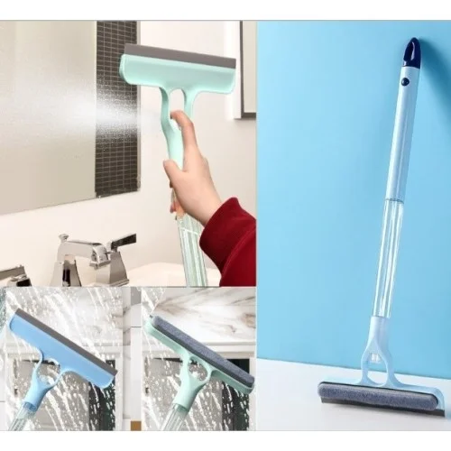 İthalat® 4 in 1 Spreyli Çek Çekli Camsil ve Fırça Aparatı