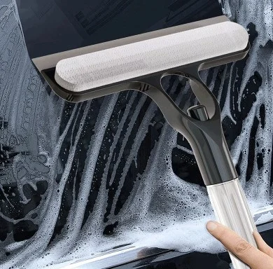 İthalat® 4 in 1 Spreyli Çek Çekli Camsil ve Fırça Aparatı