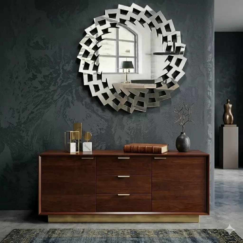 İthalat® 40x40 cm Kırılmaz Pleksi Dekoratif Duvar Aynası - Modern Geometrik Tasarım 1. Sınıf Ayna İthalat® 40x40 cm Kırılmaz Pleksi Dekoratif Duvar Aynası - Modern Geometrik Tasarım 1. Sınıf Ayna