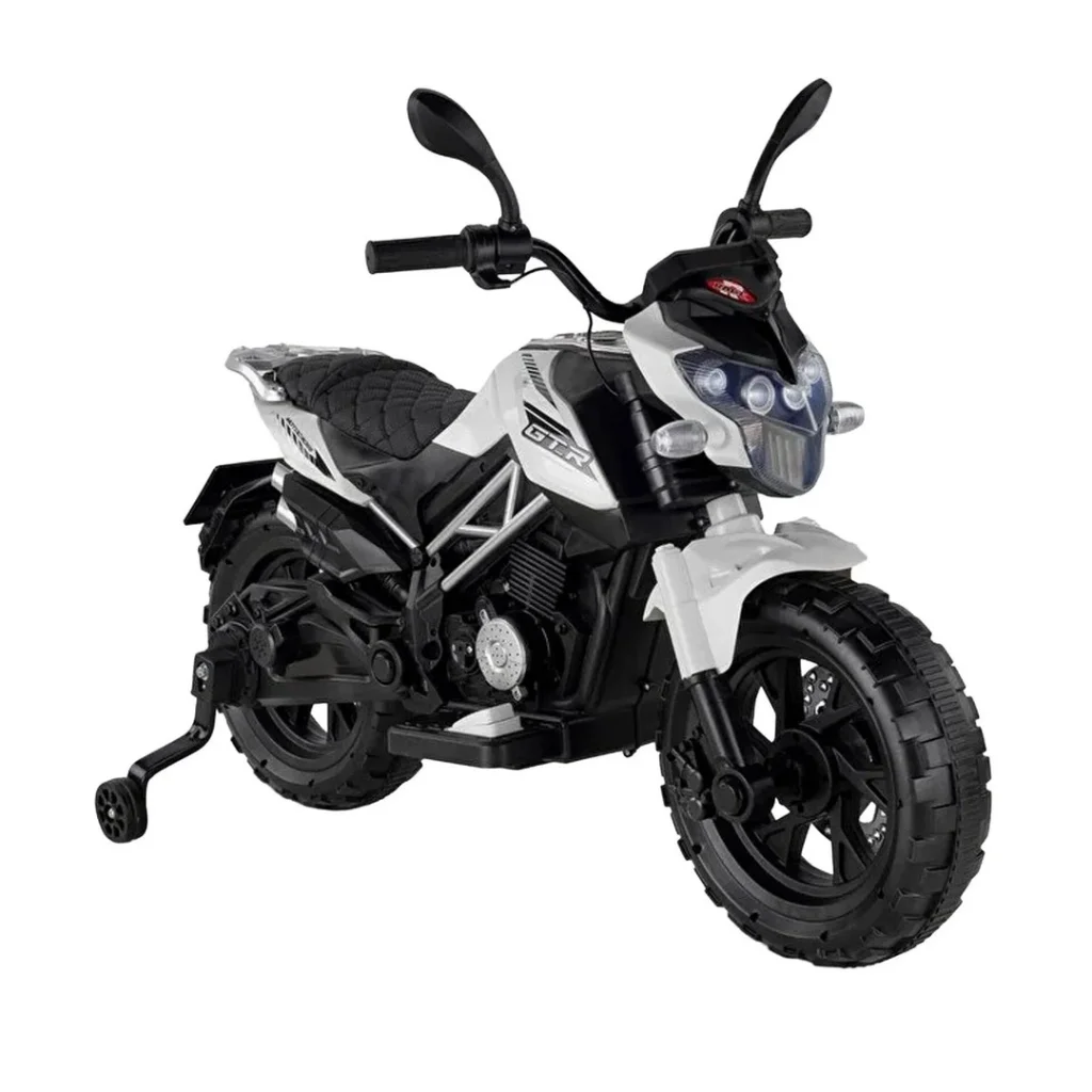 İthalat® 447 Motocross Akülü Motosiklet Beyaz