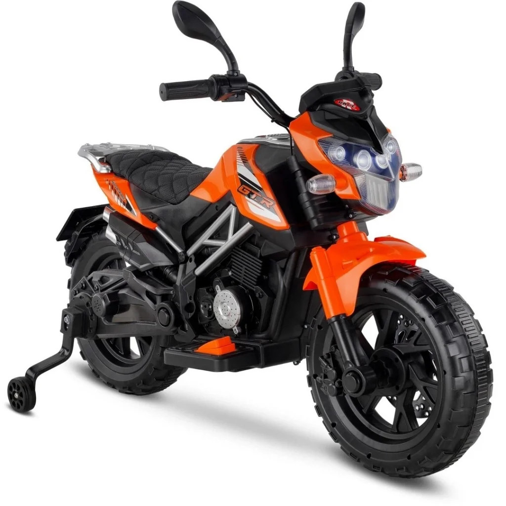 İthalat® 447 Motocross Akülü Motorsiklet 12V Turuncu