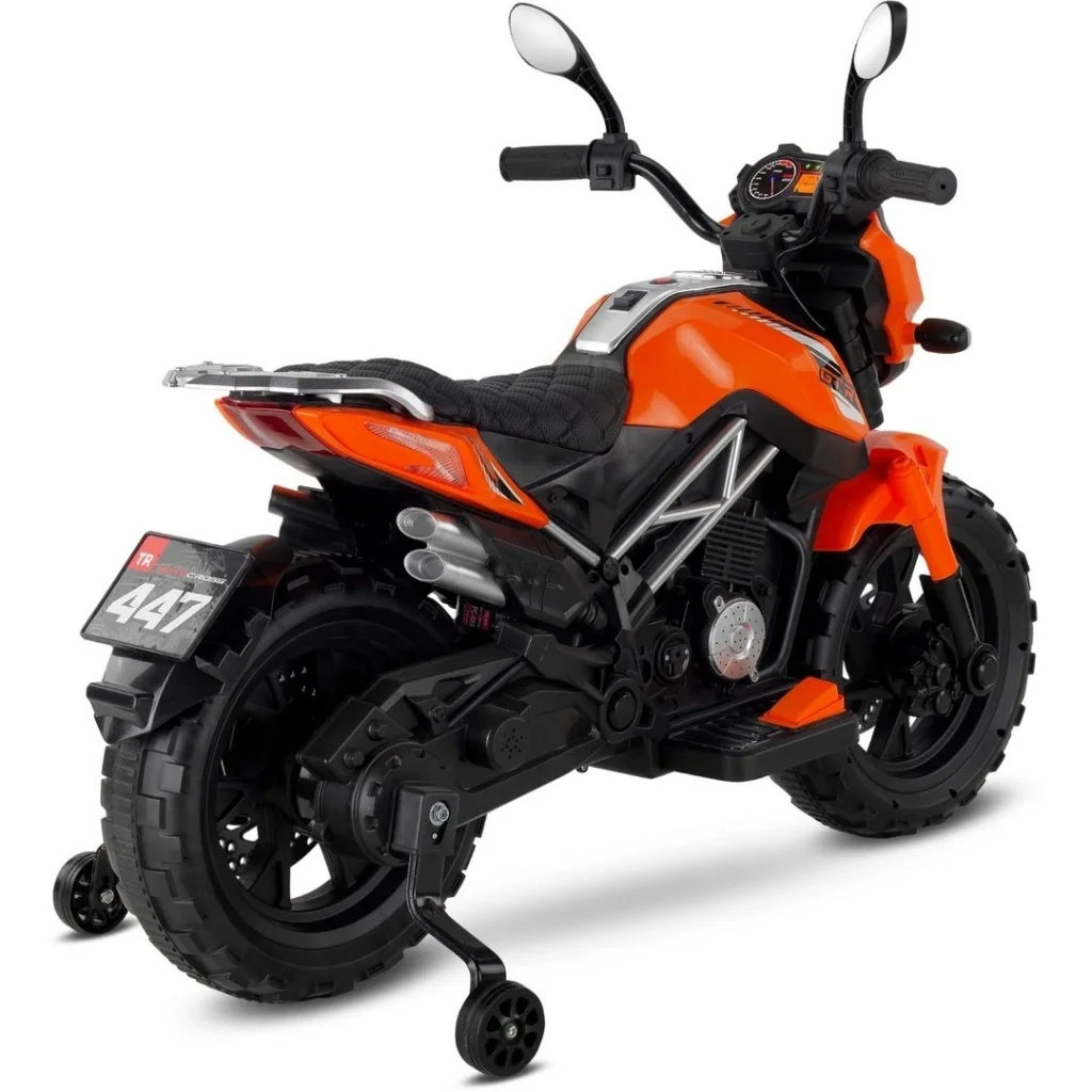 İthalat® 447 Motocross Akülü Motorsiklet 12V Turuncu