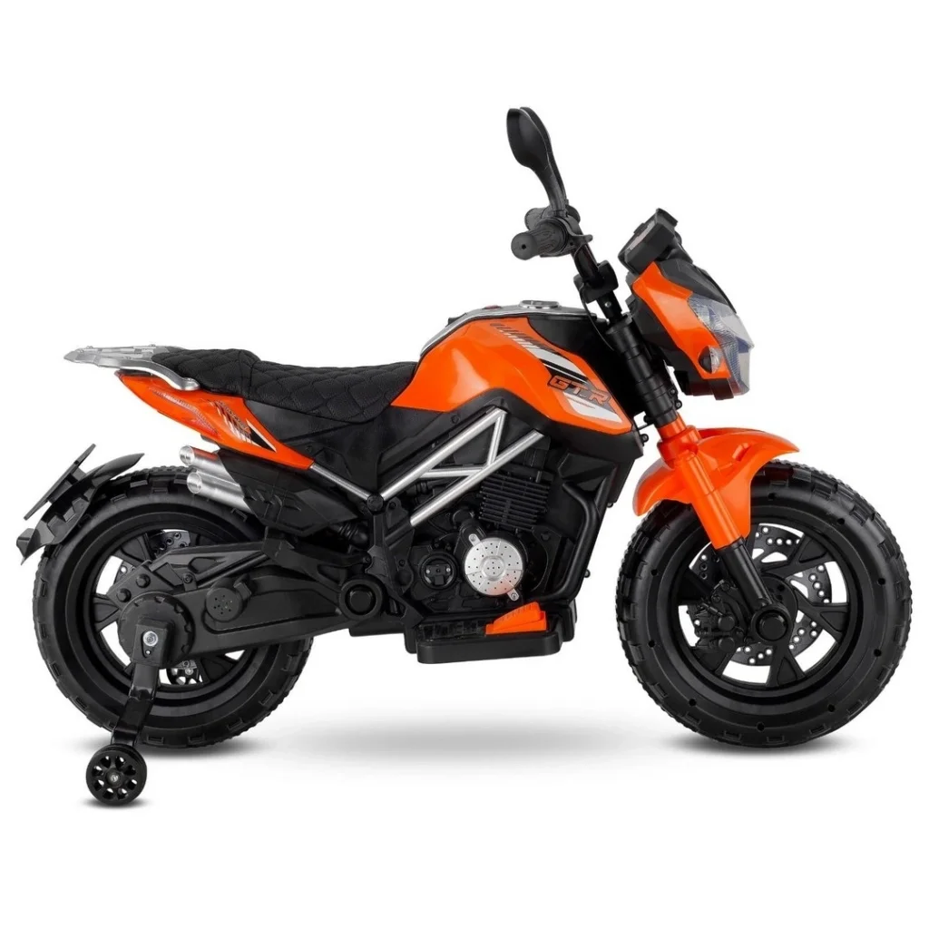 İthalat® 447 Motocross Akülü Motorsiklet 12V Turuncu
