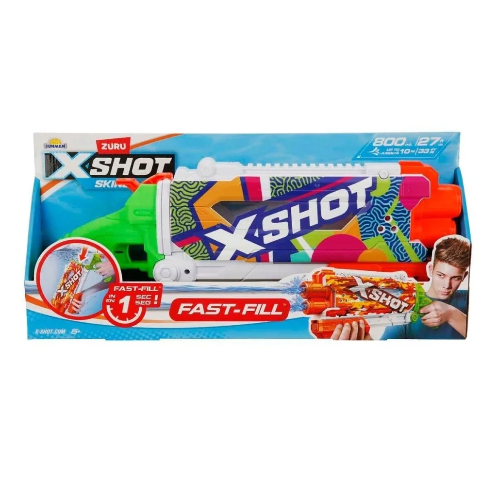 İthalat®  4584 X-Shot Skins Pump Action Fast Fill Su Tabancası 49,5 cm