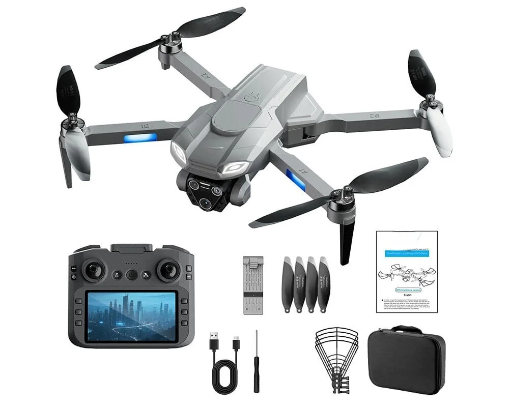 İthalat® 4D-M7 GPSLİ TAKİP ÖZELLİKLİ ANLIK GÖRÜNTÜ VEREN KUMANDALI DRON