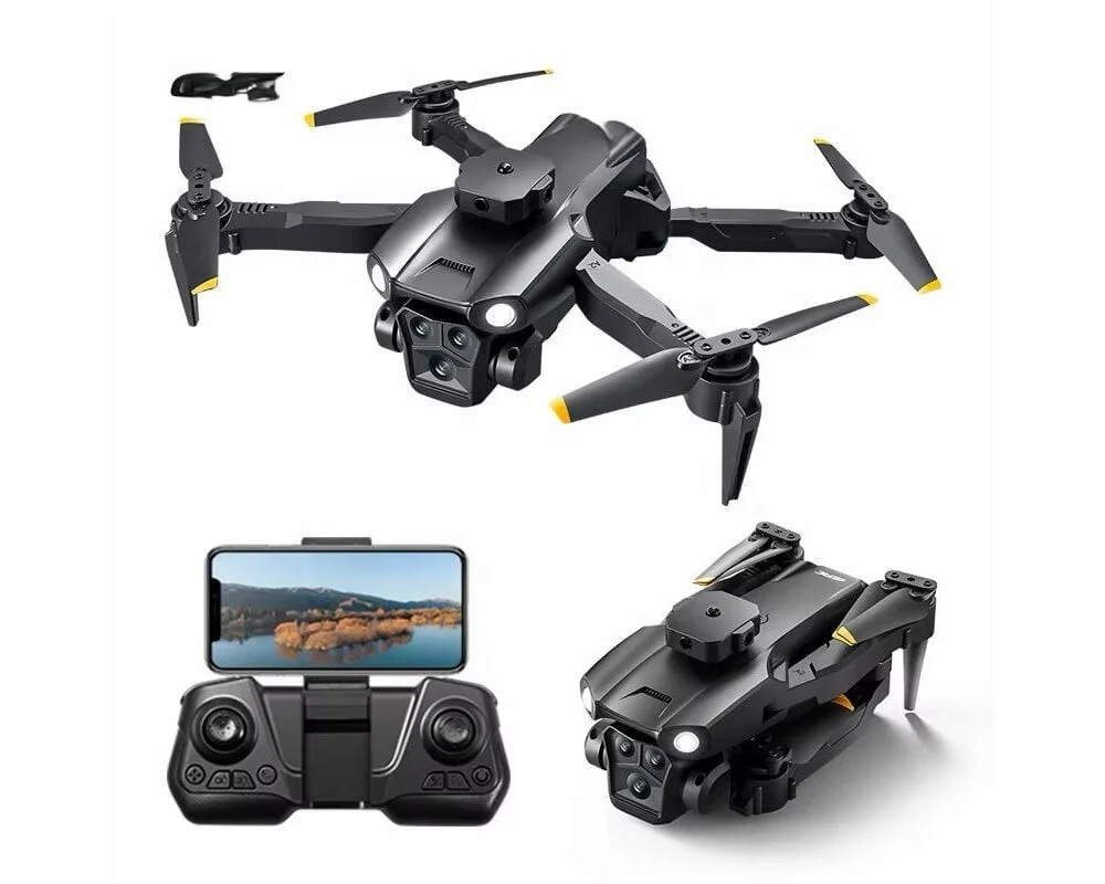 İthalat® 4D-V52 ÇİFT KAMERALI ENGEL SENSÖRLÜ TAŞIMA ÇANTALI KAMERALI DRON