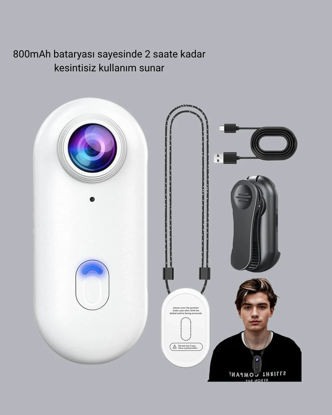 İthalat® 4K  Suya Dayanıklı Aksiyon Spor Kamerası 120° Geniş Açı ve WiFi Destekli