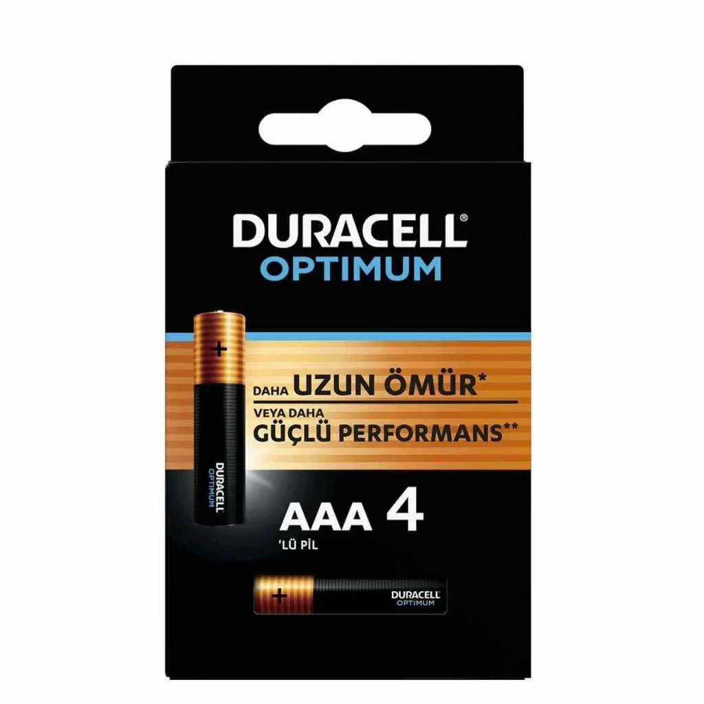 4Lü Optimum AAA Kalem Pil 4Lü Optimum AAA Kalem Pil
