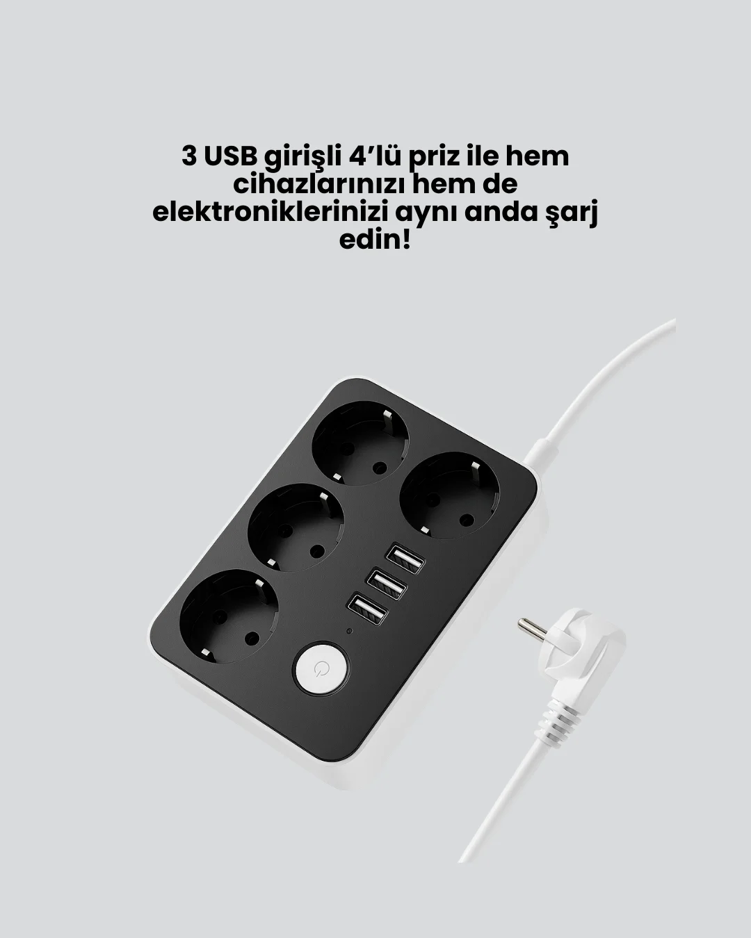 İthalat® 4’lü Priz U314 Fiyatı, Yorumları ve Özellikleri
