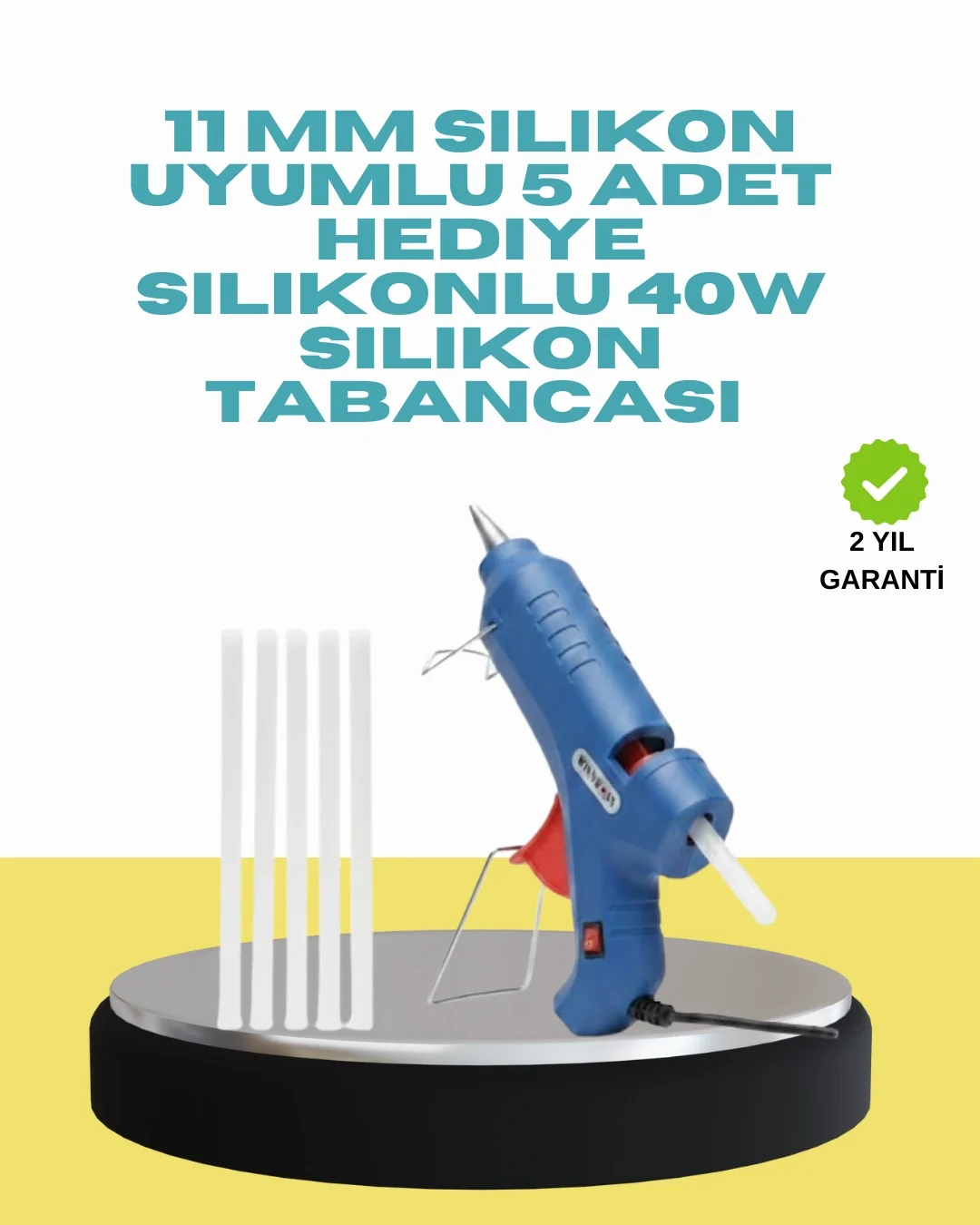 İthalat® 5 Silikon Hediyeli 40W Silikon Tabancası Ev ve Hobi Kullanımı Fiyatı, Yorumları ve Özellikleri