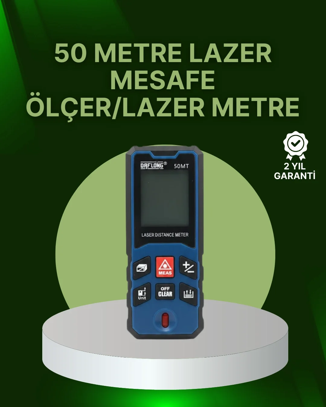 İthalat® 50 Metre Lazer Mesafe Ölçer Profesyonel Dijital Ölçüm Cihazı Fiyatı, Yorumları ve Özellikleri