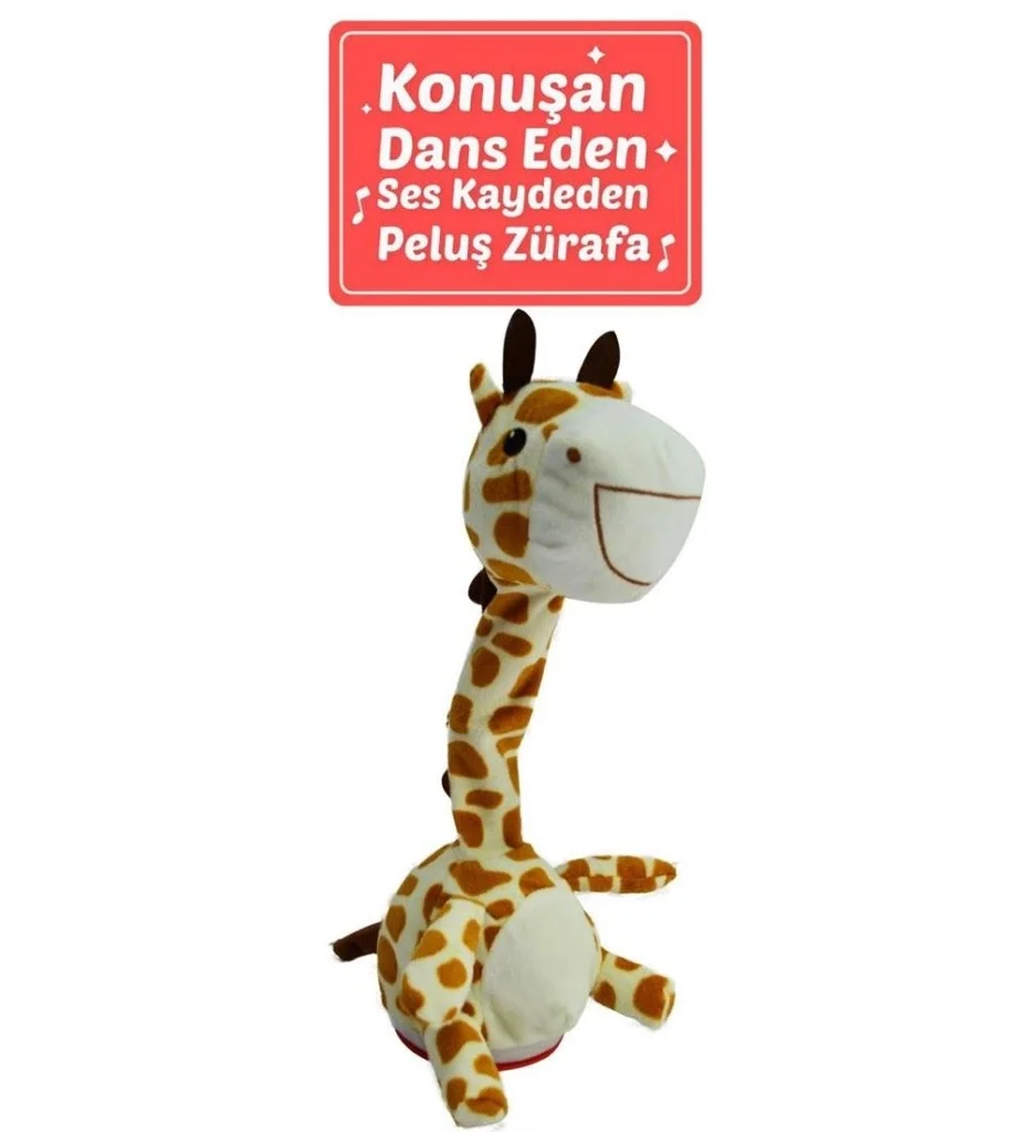 İthalat® 50109 40 CM KONUŞAN ŞAŞKIN ZÜRAFA
