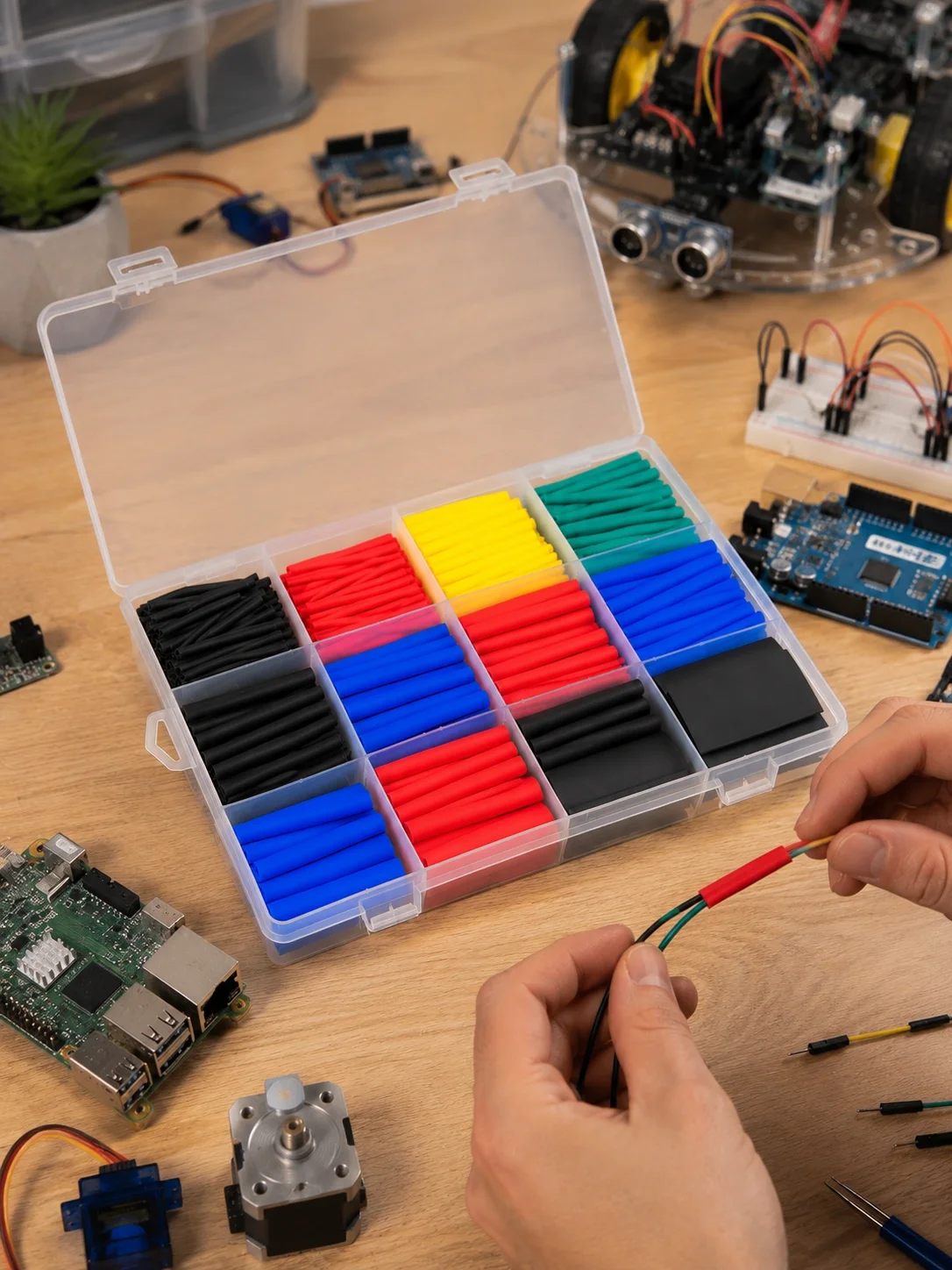 İthalat® 560 Makaron Seti Elektrik ve Elektronik Kablo İzolasyon Tamir Seti