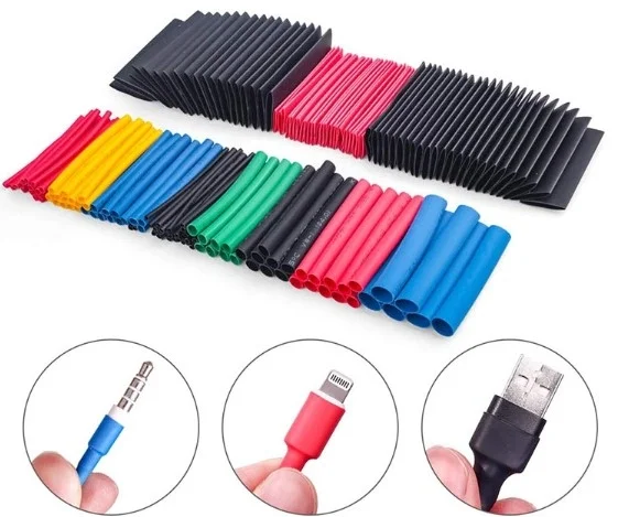 İthalat® 560 Parça Set Isıyla Daralan Makaron Kablo Koruyucu Kılıf