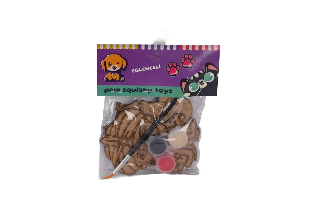 İthalat® 5637 AHŞAP 3 LÜ BOYAMA