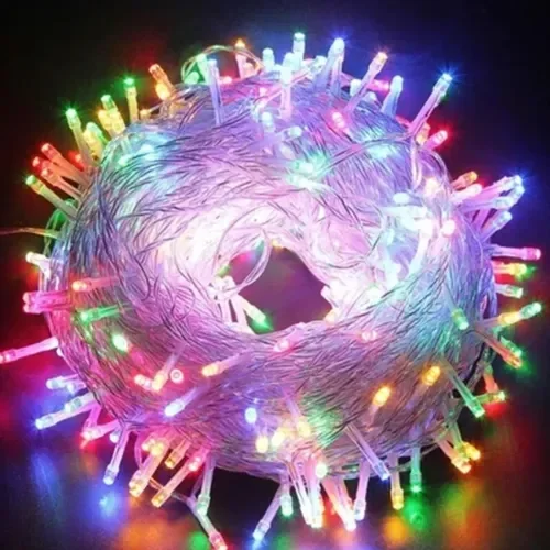 İthalat® 5m 30 LED Pilli RGB Peri LED