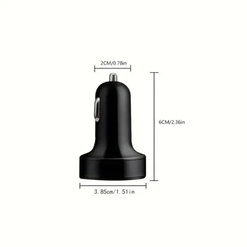 İthalat® 6 Portlu Hızlı Araç Şarj Cihazı – 4 USB + 2 Type-C Çıkışlı Dijital Göstergeli Oto Şarjı