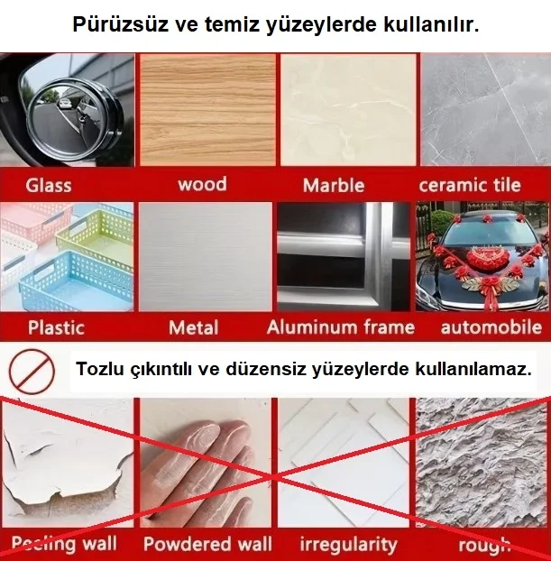 İthalat® 60 Parça Kolay Açılır Güçlü Çift Taraflı Bant 18mm*50mm
