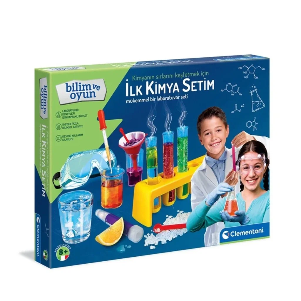 İthalat® 64228 İlk Kimya Setim - Bilim ve Oyun +8 yaş