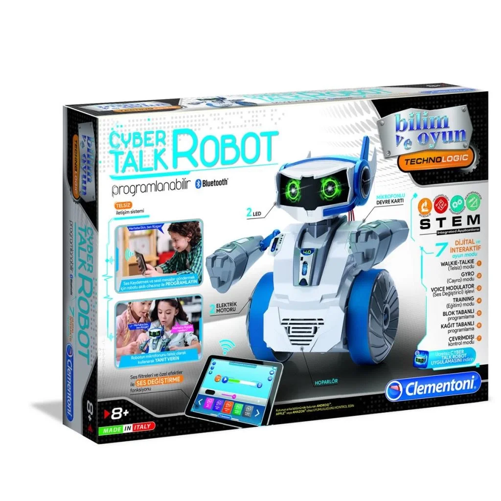 İthalat® 64447 Cyber Talk Robot - Robotik Laboratuvarı +8 yaş