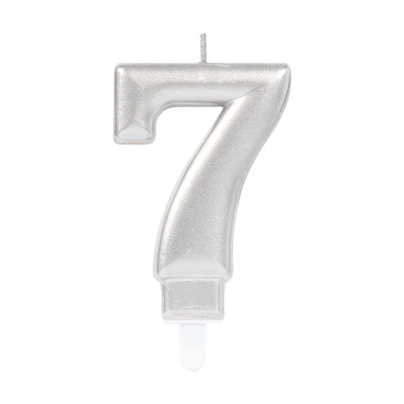 İthalat® 7 Rakam Mum Gümüş Renk