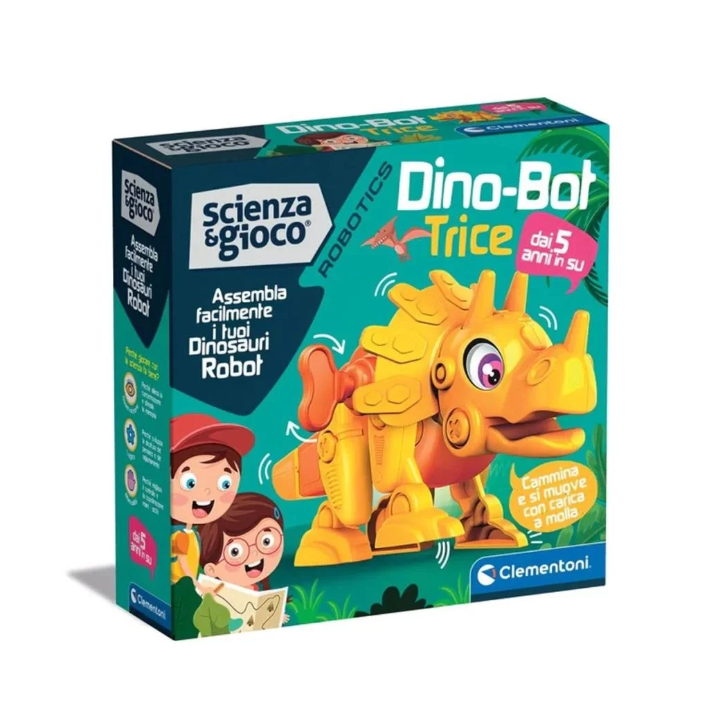 İthalat® 75074 Robotik Laboratuvarı - Dinobot Triceratops +5 yaş