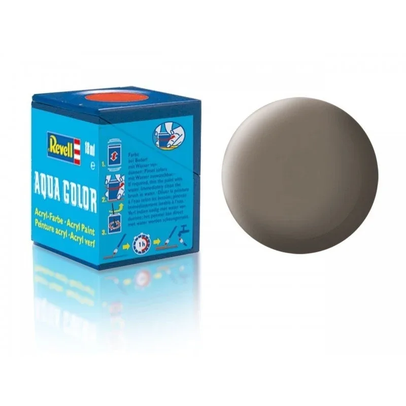 İthalat® 87 - Aqua Color Earth Brown - Mat Boya- 18 ml