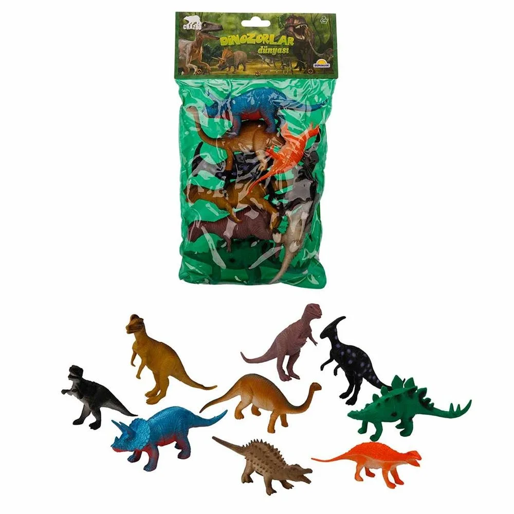 İthalat® 9 lu Dinozor Figür Seti 12-20 cm