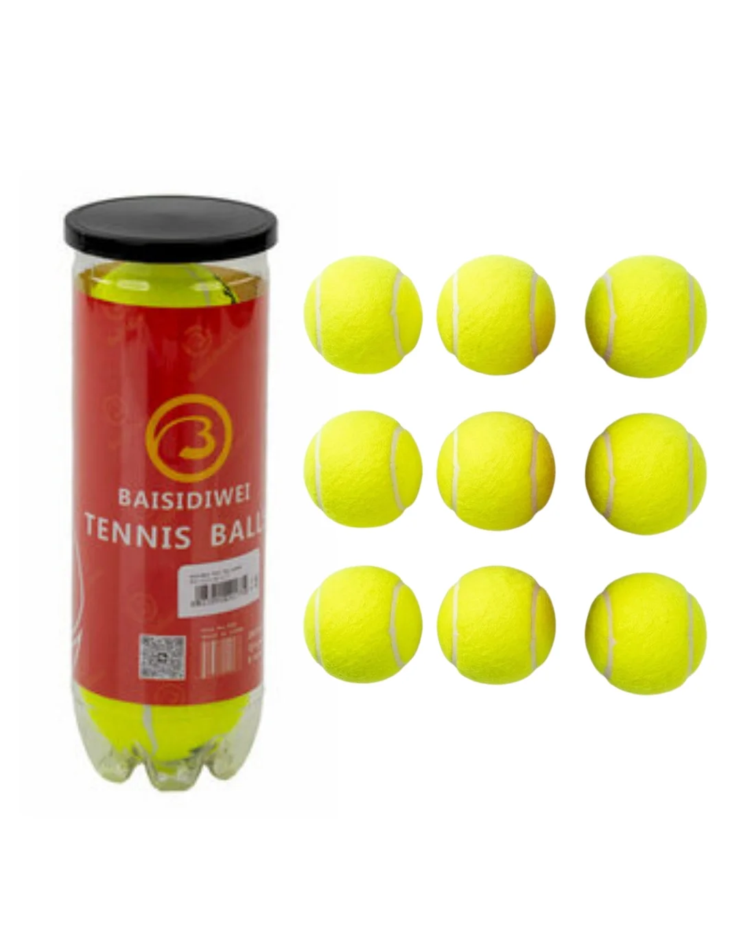 İthalat® 9’lu Tenis Topu Seti Profesyonel ve Amatör Kullanım İçin İdeal