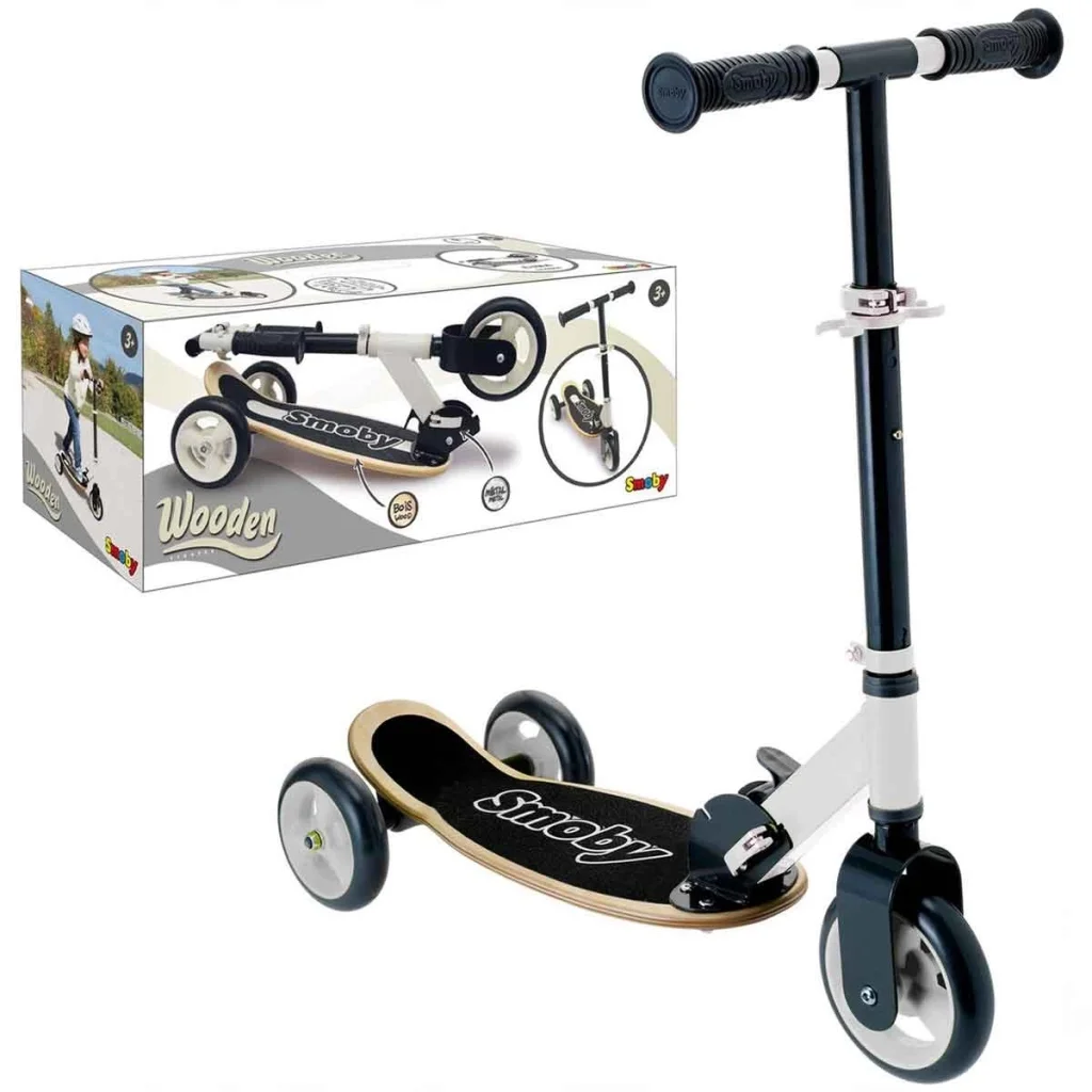 İthalat® Ahşap 3W Katlanabilir Scooter 7600750908 Fiyatı, Yorumları ve Özellikleri