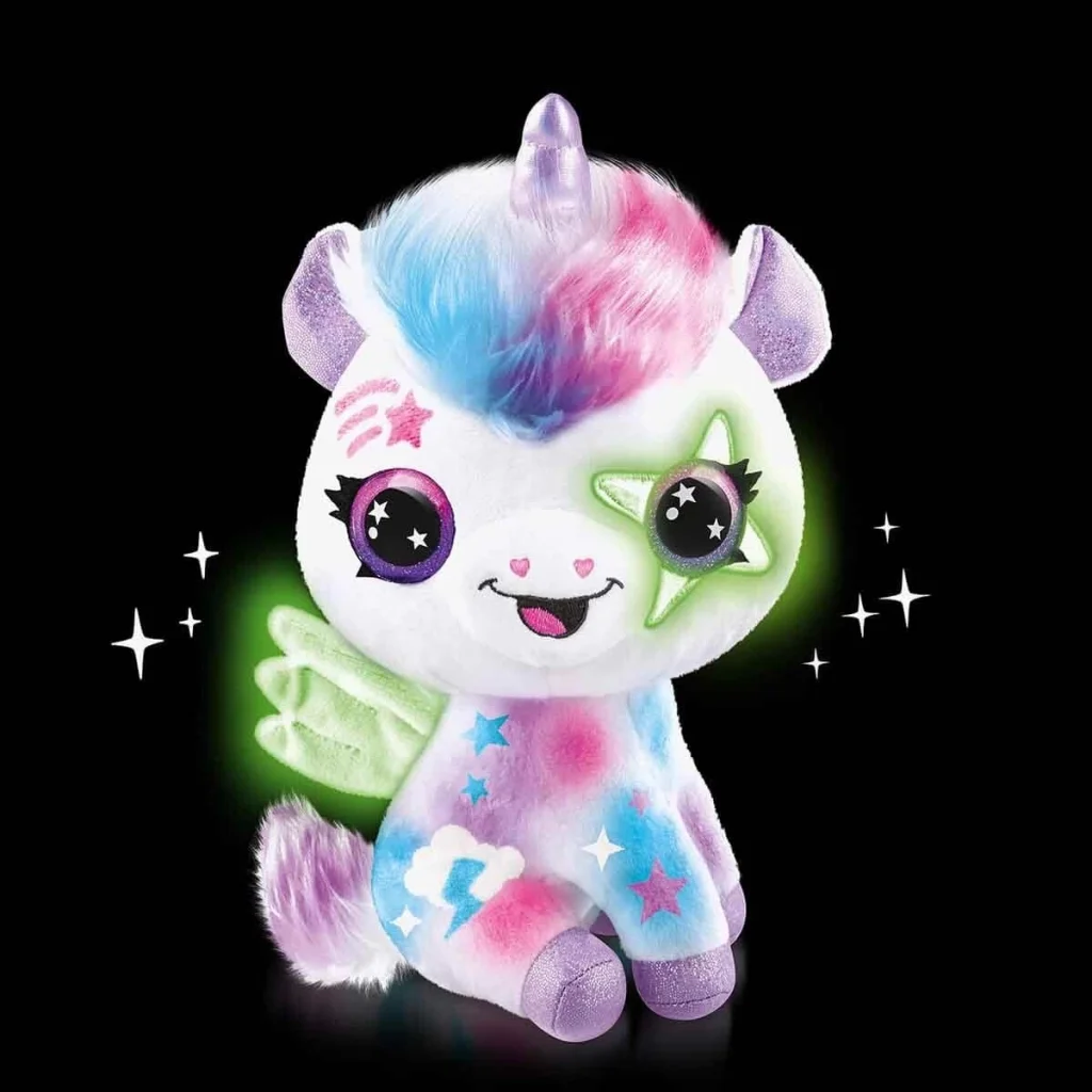 İthalat® Airbrush Peluş Karanlıkta Parlayan Sihirli Unicorn