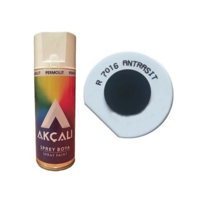 İthalat® Akçalı Sprey Boya 400 ml 7016 Antrasit İthalat® Akçalı Sprey Boya 400 ml 7016 Antrasit