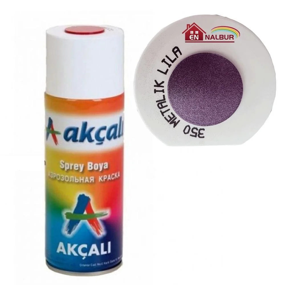 İthalat® Akçalı Sprey Boya 400 ml 350 Metalik Lila