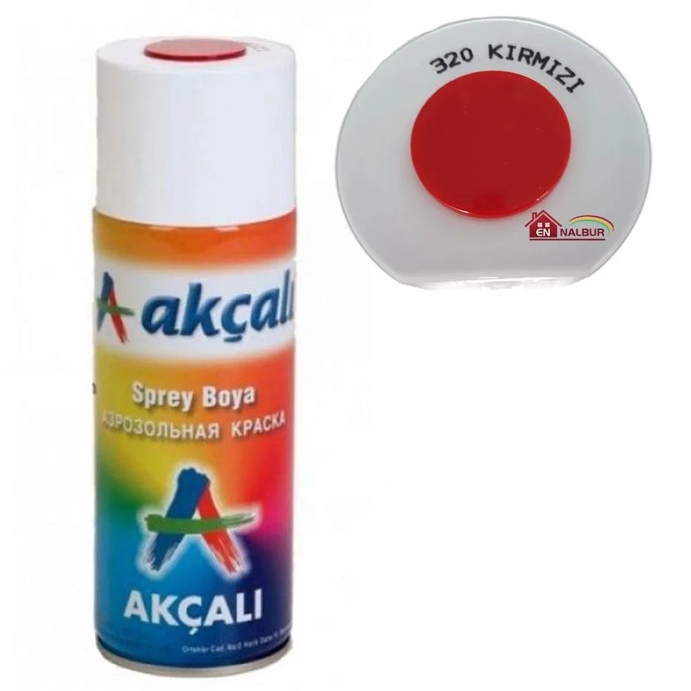 İthalat® Akçalı Sprey Boya 400 ml 320 Kırmızı İthalat® Akçalı Sprey Boya 400 ml 320 Kırmızı
