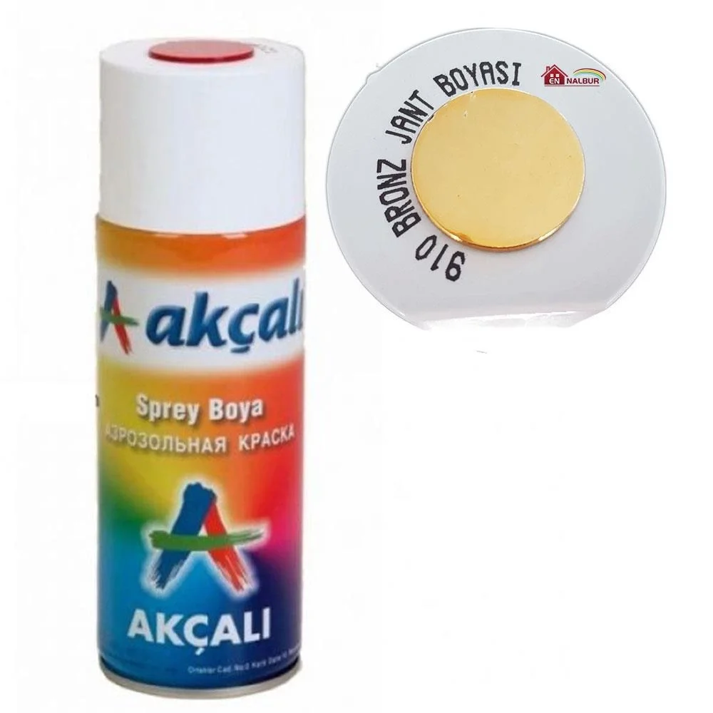 İthalat® Akçalı Sprey Boya 400 ml 910 Bronz Jant İthalat® Akçalı Sprey Boya 400 ml 910 Bronz Jant