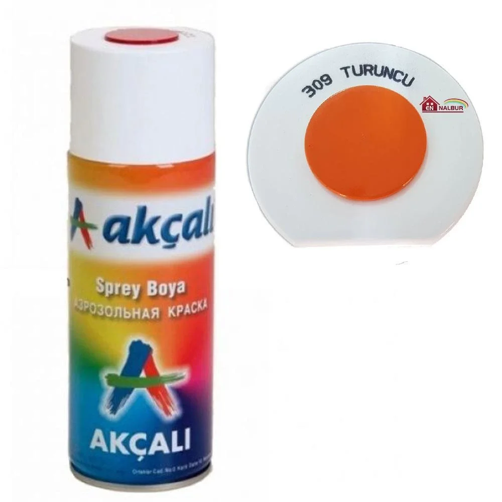 İthalat® Akçalı Sprey Boya 400 ml 309 Turuncu İthalat® Akçalı Sprey Boya 400 ml 309 Turuncu