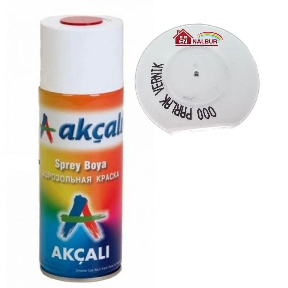 İthalat® Akçalı Sprey Boya 400 ml 000 Parlak Vernik