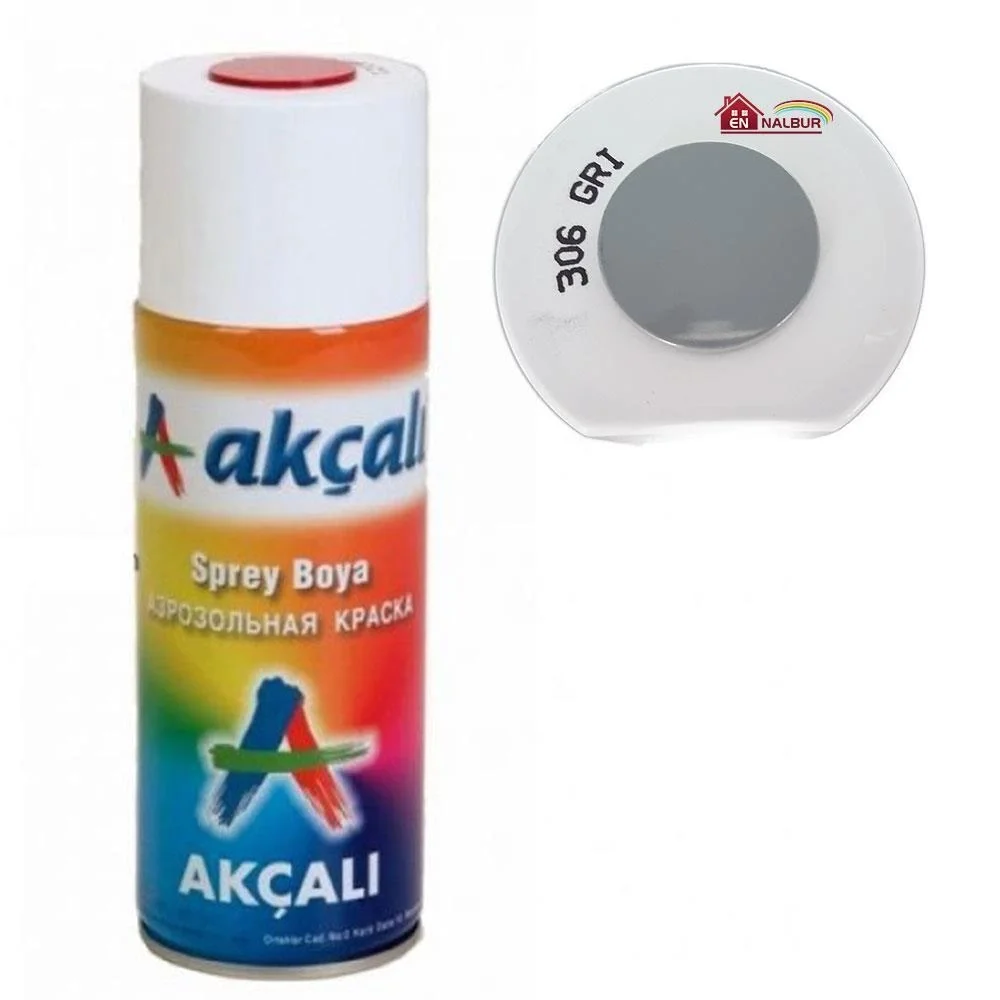 İthalat® Akçalı Sprey Boya 400 ml 306 Gri